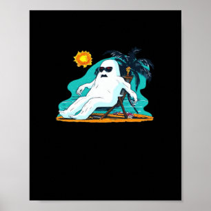 Summerween - Chibi Sunbathing Oversified Poster