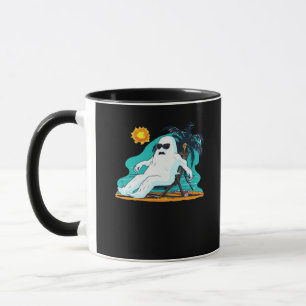 Summerween - Chibi Sunbathing Oversified Tasse