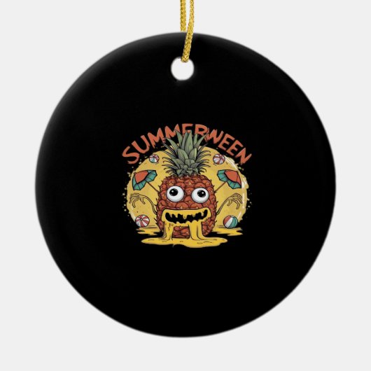 Summerween Classic Trending Meme Keramik Ornament (Vorne)