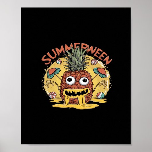 Summerween Classic Trending Meme Poster (Vorne)