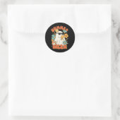 Summerween Ghost Ice Creme Niedliches SonnenHallow Runder Aufkleber (Tasche)