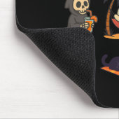 Summerween Ghost Pumpkin Halloween Spooky Summer T Mousepad (Ecke)