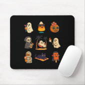 Summerween Ghost Pumpkin Halloween Spooky Summer T Mousepad (Mit Mouse)