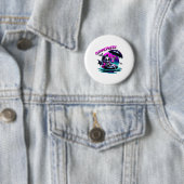 Summerween Ghost Summer Halloween Vibes Girls Wome Button (Beispiel)