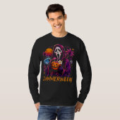 Summerween Ghostface Kürbisküste T-Shirt (Vorne ganz)