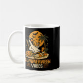 Summerween Goose Spooky Halloween Pumpkin Beach Su Kaffeetasse (Links)