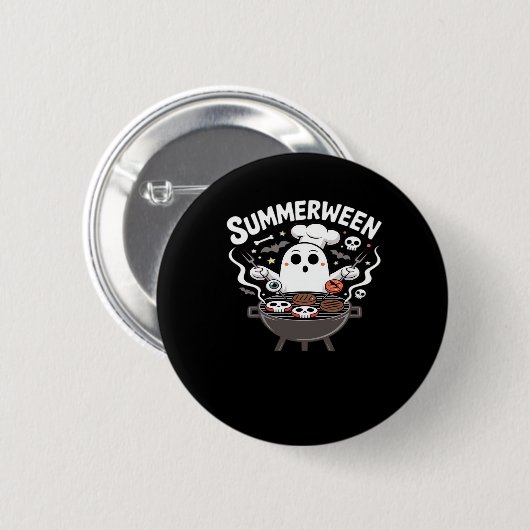 Summerween GRILLEN Funny Button (Vorne & Hinten)