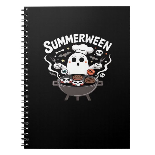 Summerween GRILLEN Funny Notizblock (Vorderseite)
