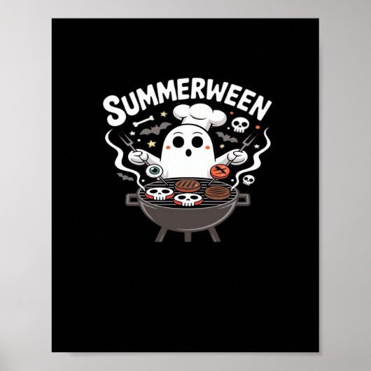 Summerween GRILLEN Funny Poster (Vorne)