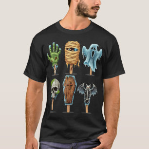 Summerween Horrorfilme Sommer Eis am Stiel Hallowe T-Shirt