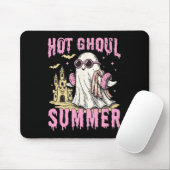 Summerween Hot Ghoul Summer Funny Niedlich Ghost P Mousepad (Mit Mouse)