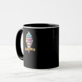 Summerween IceCream Skeleton Classic Meme Tasse (Vorderseite Links)
