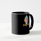 Summerween IceCream Skeleton Classic Meme Tasse (VorderseiteRechts)
