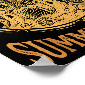 Summerween Kunst verzauberte Sandburg Poster (Ecke)