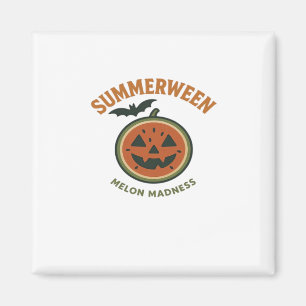 Summerween Madness - Spooky Watermelon Classic Magnet
