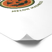 Summerween Madness - Spooky Watermelon Classic Poster (Ecke)