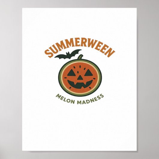 Summerween Madness - Spooky Watermelon Classic Poster (Vorne)