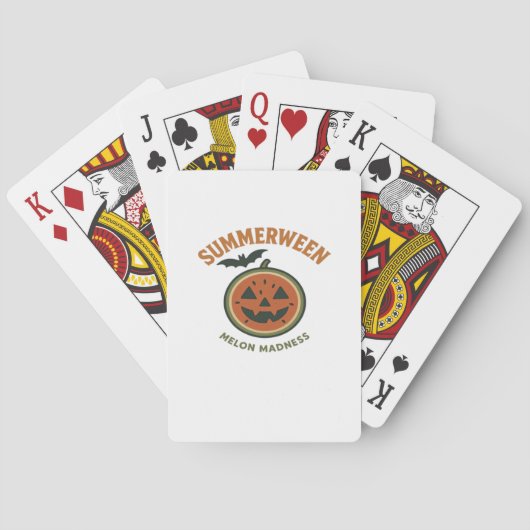 Summerween Madness - Spooky Watermelon Classic Spielkarten (Rückseite)