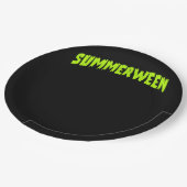 Summerween-Meme Pappteller (Schrägansicht)