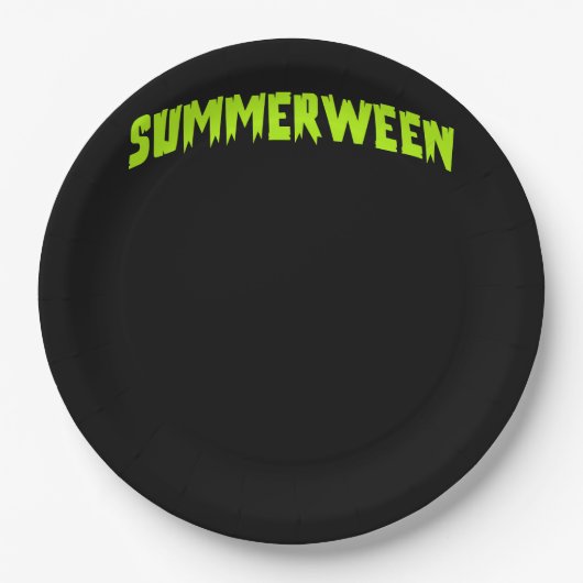 Summerween-Meme Pappteller (Vorderseite)