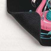 Summerween Mermaid Skeleton Beach Flamingo Hallowe Mousepad (Ecke)