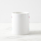 Summerween Mermaid Skeleton Halloween Flamingo Sum Kaffeetasse (Mittel)
