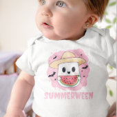 Summerween Niedlich Ghost Watermelon Sommer Baby T-shirt