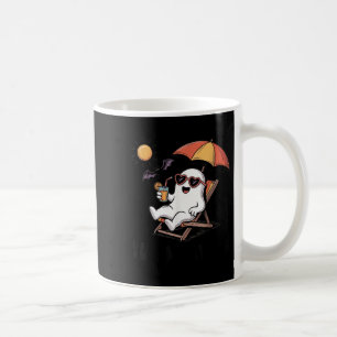 Summerween Niedlich Spookhom mit Sommervibes für Kaffeetasse