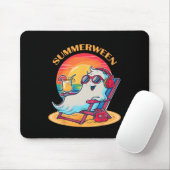 Summerween Niedlich Spooky Summer Ghost Halloween Mousepad (Mit Mouse)