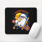 Summerween Niedlich Spooky Summer Ghost Halloween Mousepad (Mit Mouse)