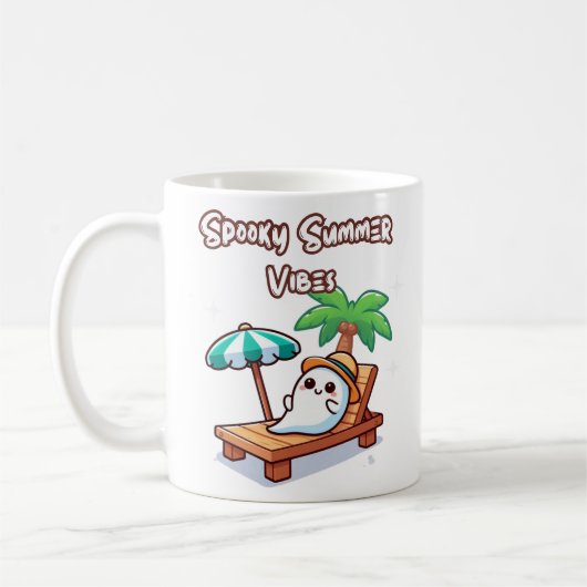 Summerween Niedlich Summer Ghost Kaffeetasse (Links)
