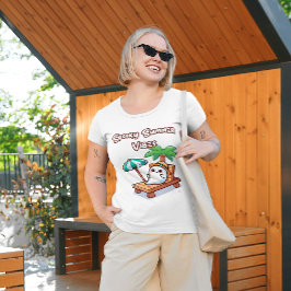 Summerween Niedlich Summer Ghost T-Shirt