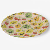 Summerween Paper Plates, Summerween Party Decor Pappteller (Schrägansicht)