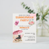 Summerween Pool Party SommerHalloween Goth (Stehend Vorderseite)