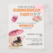 Summerween Pool Party SommerHalloween Goth (Vorderseite)