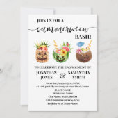 Summerween Pool Party Verlobung Einladung (Vorderseite)