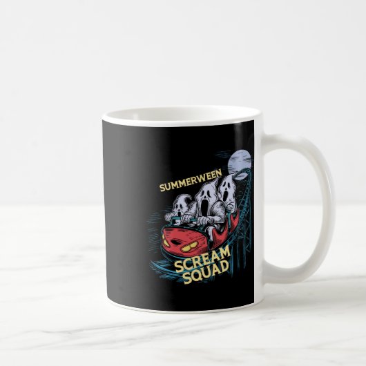 Summerween Rollercoaster Halloween Kaffeetasse (Rechts)