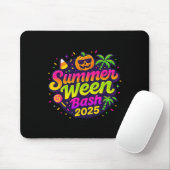 Summerween Sh 2025 Skeleton Beach Party Halloween Mousepad (Mit Mouse)