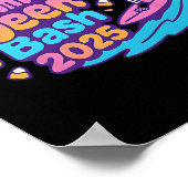 Summerween Sh 2025 Skeleton Beach Party Halloween Poster (Ecke)