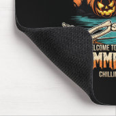 Summerween Skeleton Beach Halloween Tropical Art Mousepad (Ecke)