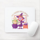 Summerween Skeleton Beach Party Halloween Vibes Mousepad (Mit Mouse)