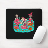 Summerween Skeleton Flamingo gerade für Hall Gewar Mousepad (Mit Mouse)