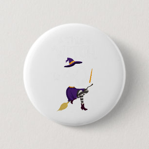 Summerween Skeleton Flamingo Halloween Summer Girl Button