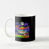 Summerween Skeleton Ghost Beach Funny Spooky Hallo Kaffeetasse (Links)