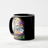 Summerween Skeleton Party Halloween Tasse (Vorderseite Links)