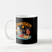 Summerween Skeleton Witz Funny Summer Halloween Kaffeetasse (Links)