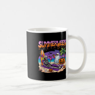 Summerween-Skelett-Geisterstrand Lustiger Grusel-H Kaffeetasse
