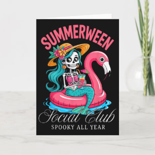 Summerween Social Club Grusel ganzjährig Skelett I Karte