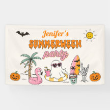 Summerween Sommerpool Halloween Geburtstagsfeier