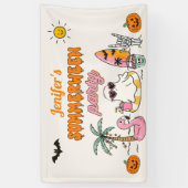Summerween Sommerpool Halloween Geburtstagsfeier Banner (Vertikal)